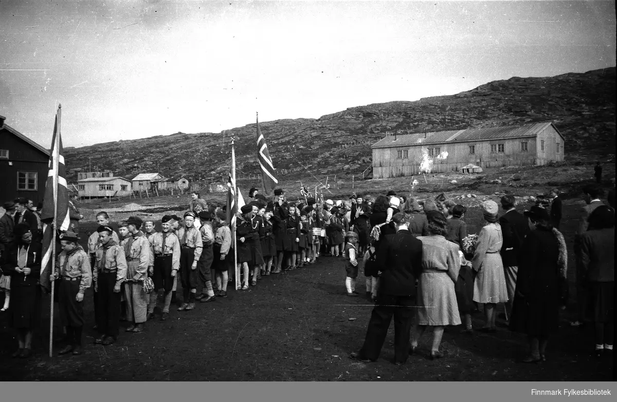 17. mai tog i 1951, Havøysund.