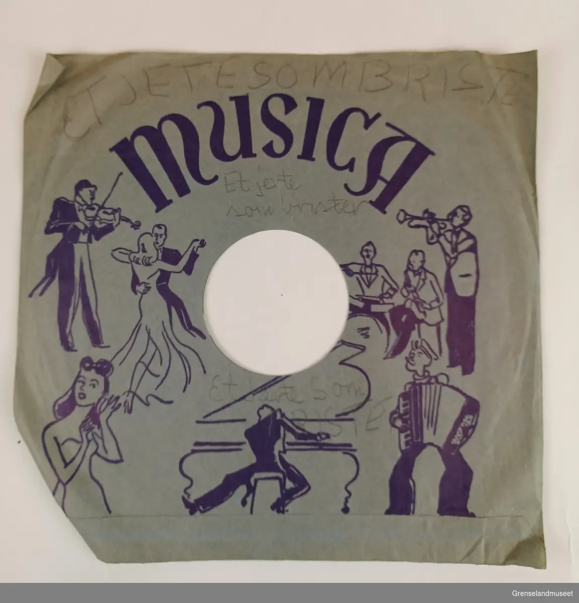 Plate: Magic Notes logoen som er en note.
Innpakning cover: motivet er "MusicA" med orkester, dansende par og en kvinne som lytter til musikken. 