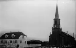 Bodø. Kirke. Avfotografert postkort.