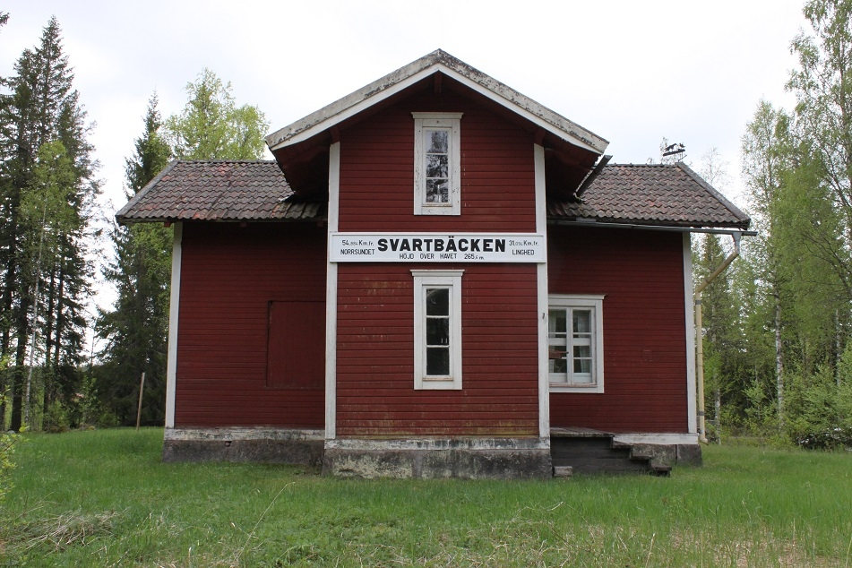 Svartbäckens stationshus.
