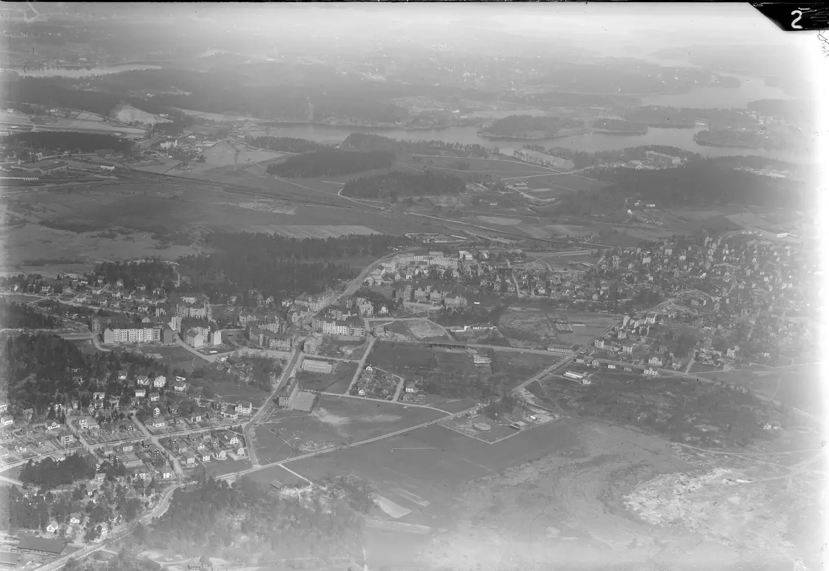 Flygfoto över Sundbyberg
