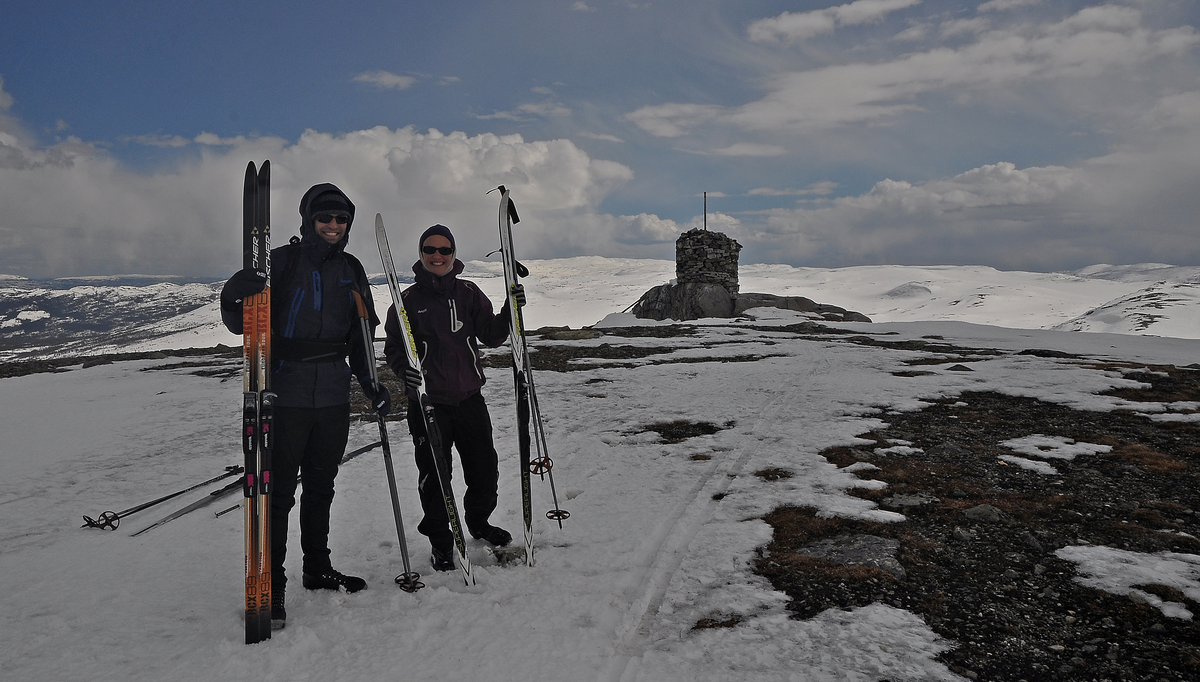 Skiløpere på tur
På Hallingnatten. Andy Wilson fra New Zealand og Ingvild Bergom Lunde.
