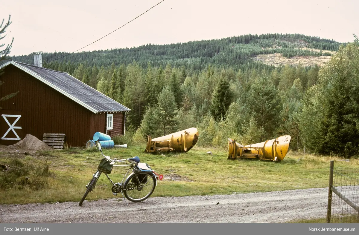 Tømmerkoie ved Surstadsaga i Grue kommune