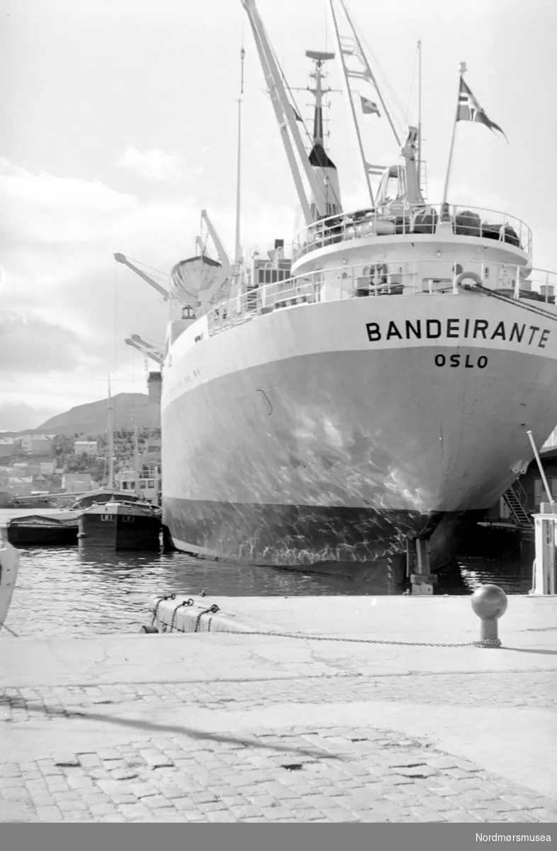 Bandeirante i Kristiansund. Datering er august 1966. Fra Romsdalspostens arkiv.