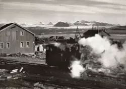 Damplokomotiv tilhørende Kings Bay Kull Comp. i Ny-Ålesund