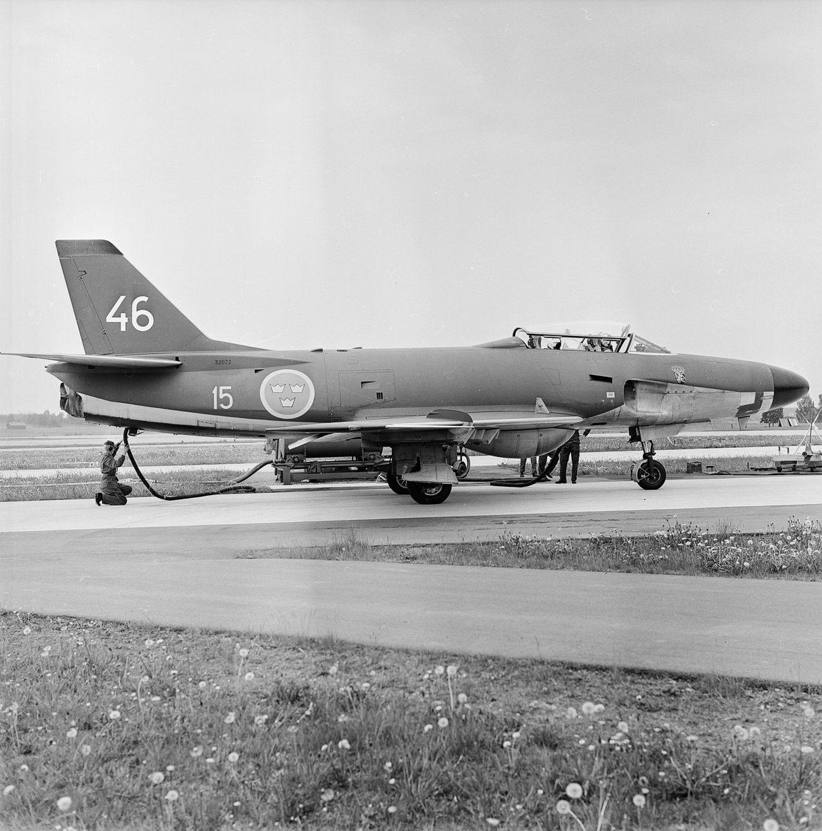F 16, stor visning av markorganisationen, Uppsala 1965