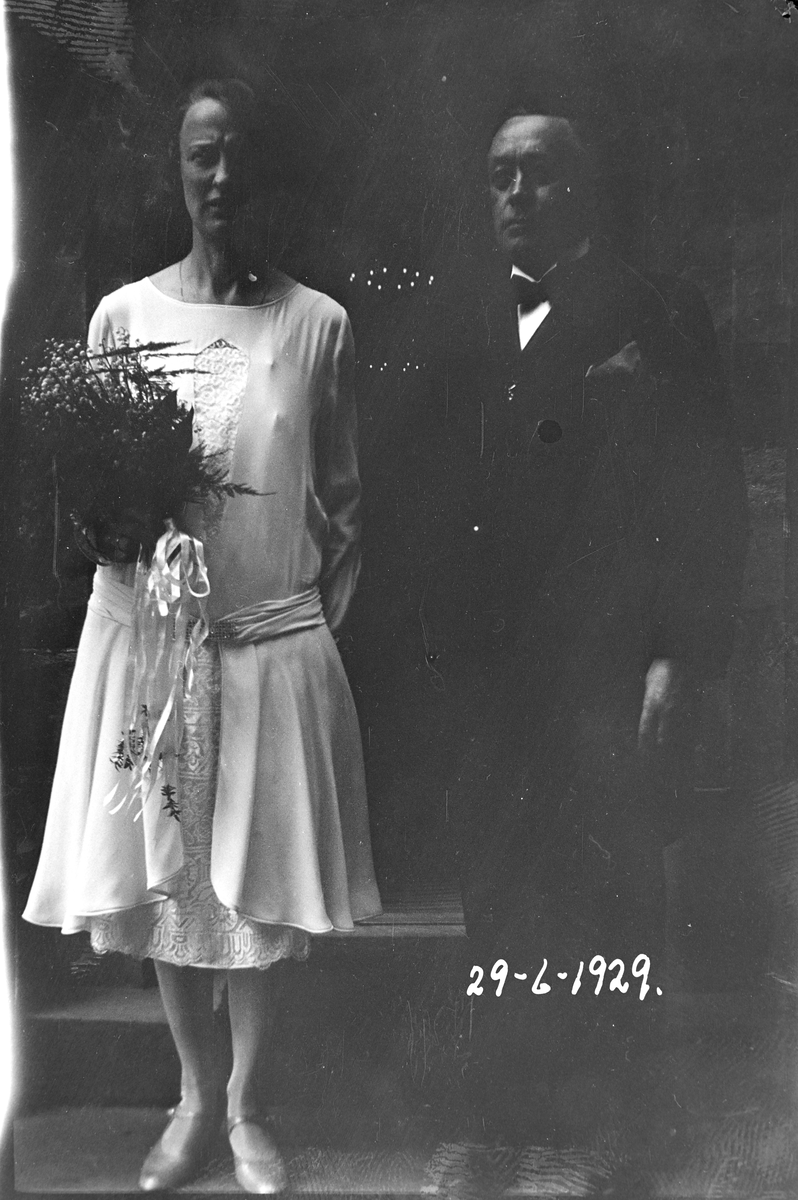 Bryllupet til Aagot Lund og Adolf Dunkelberg