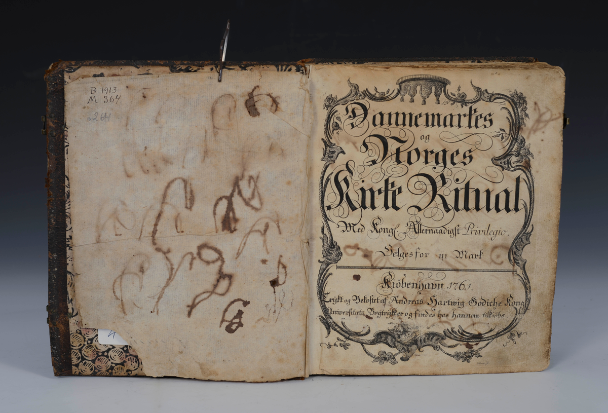 Prot: "Dannemarkes og Norges Kirkeritual". Kjøbenhavn 1761.