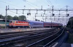 Statens Järnvägars elektriske lokomotiv Rc4 1270 med "Nordpi