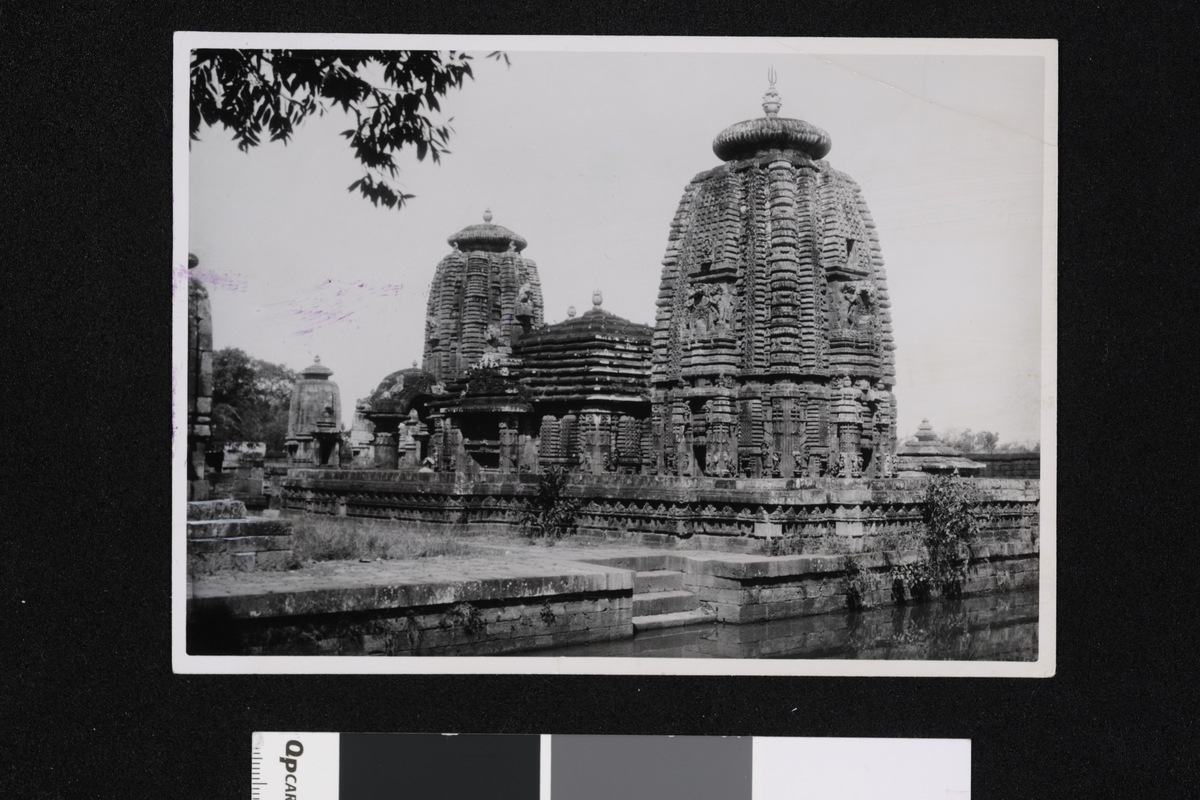 Templet i Bhubaneswar. Fotografi tatt i forbindelse med Elisabeth Meyers reise til India 1932-33.