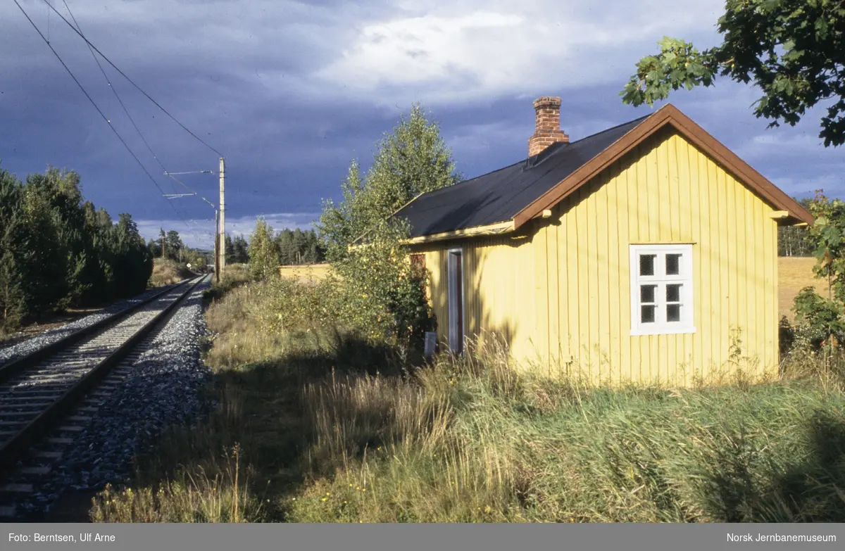 Banebu ved Drolsum nedlagte holdeplass mellom Vikersund og Tyristrand stasjoner på Randsfjordbanen