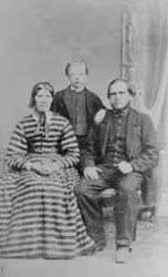 Kornelius Bendiksby (f. 1820) med hustru Marthe Kristoffersd
