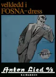 Kinoreklame for FOSNA-dressen fra Anton Lied A/S. Kinoreklam