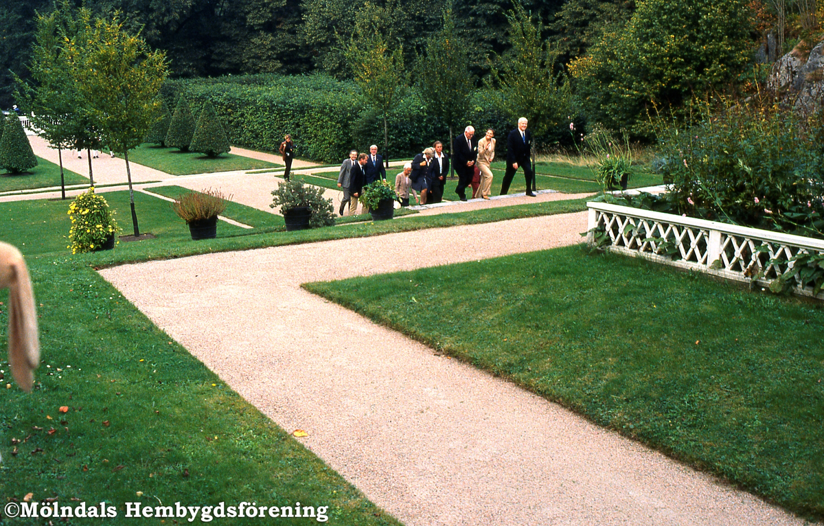 Kronprinsessan Victoria anländer till Gunnebo slott i Gunnebo, Mölndal, den 8 september 2003.