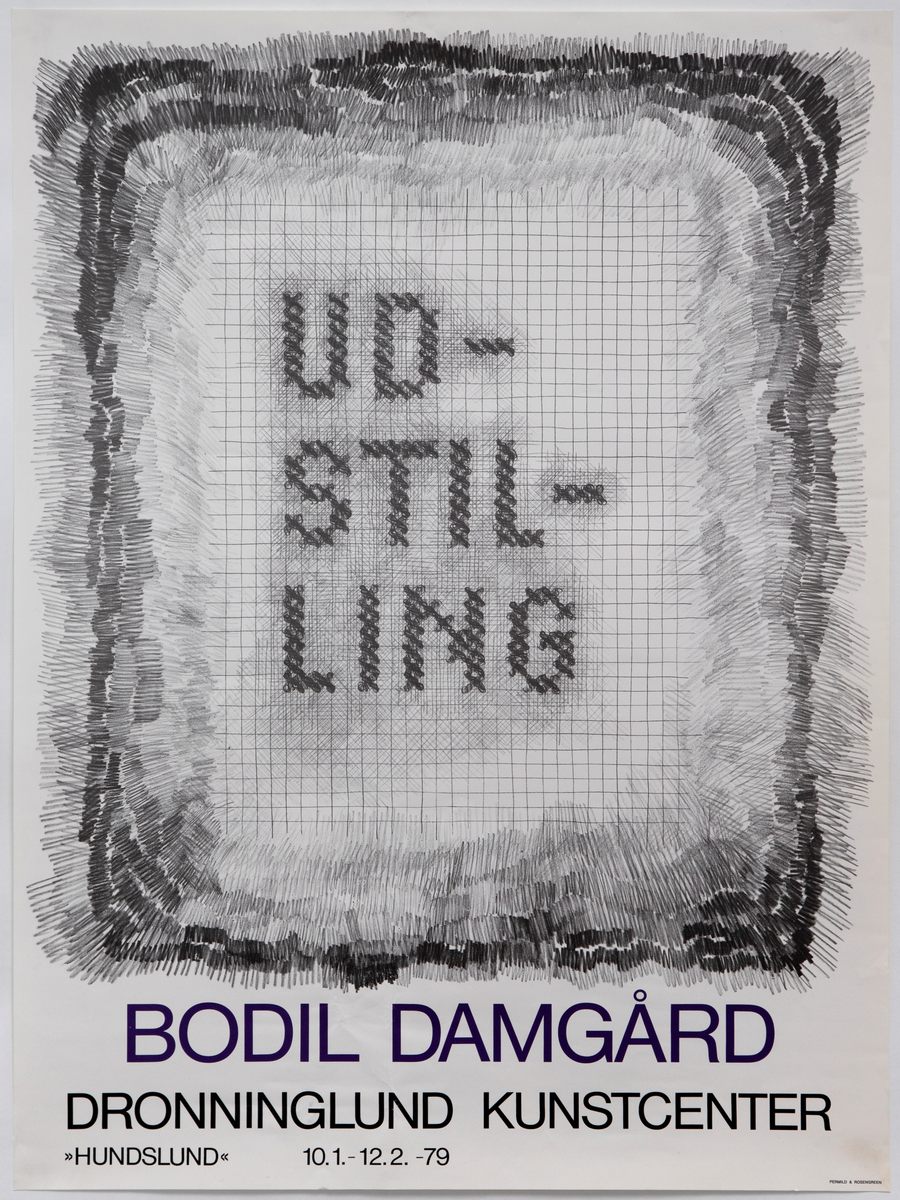 Udstilling Bodil Damgård [Utstillingsplakat]
