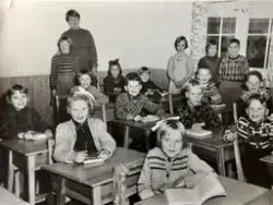 Fagertun skole Ytre Rendal, 2 klasse sør fra 1955