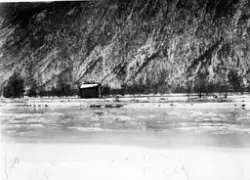 Rjukan I. 243. Rollagöerne ved tapning fra Mösvand. 22-3-09.