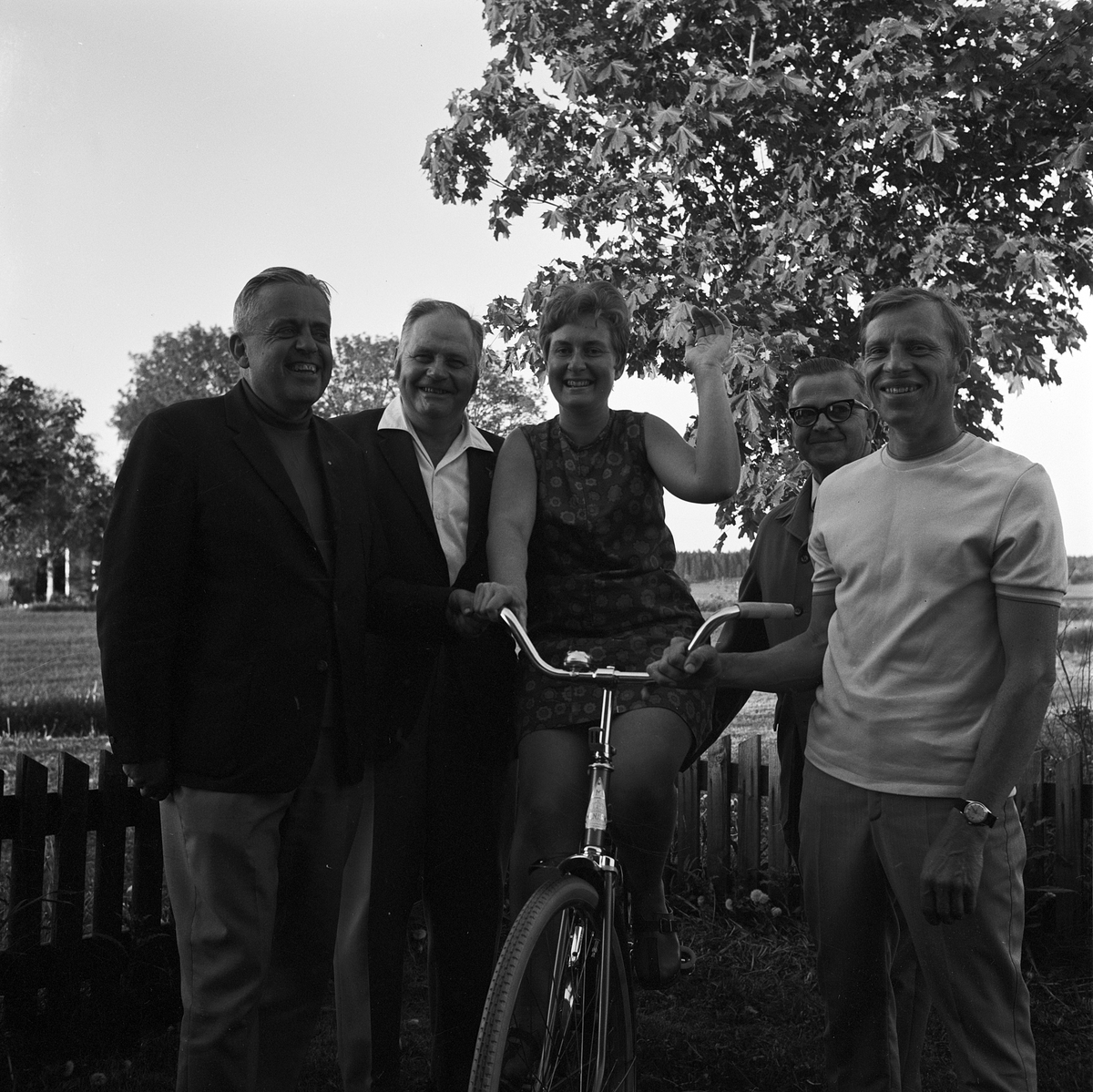 Maud Knutsson, cykelvinnare i Tierp, Uppland 1970