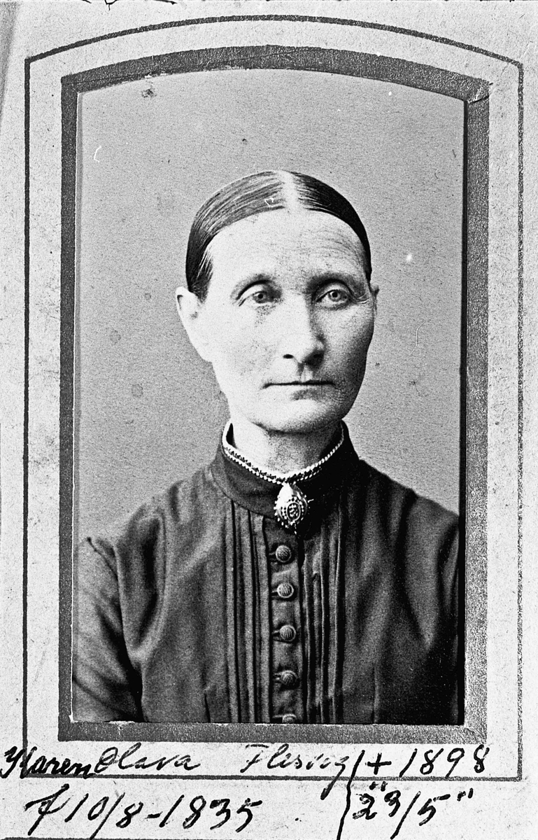 Karen Olava Flesvig fdt. 1835, død 1898