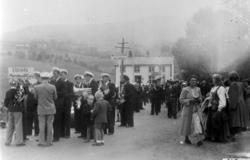 Gruppebilde. Musikkstemne i Eidsvåg 1950...Eidsvåg Hornmusik