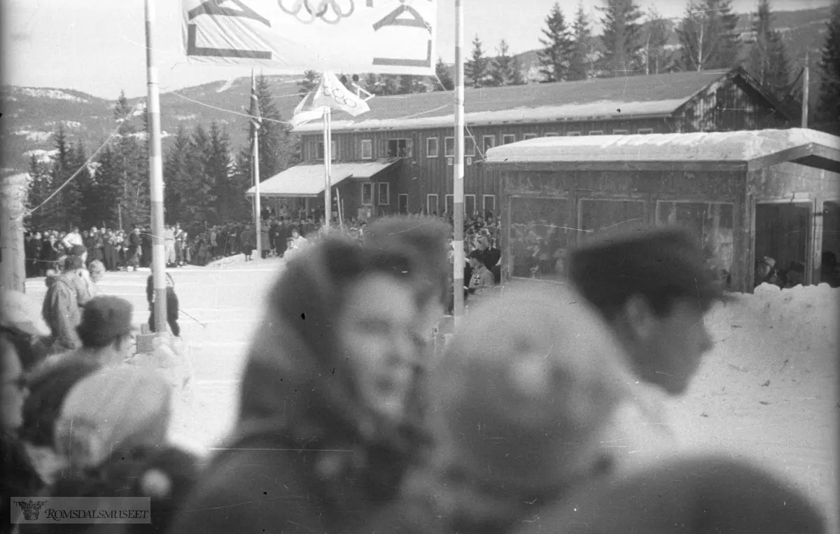 Alpint i Norefjell..Fra Ol i Oslo, 1952..(Filmbeholder 56689 datert 24/5-52)