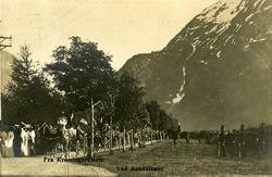 Fra Kroningsreisen i 1906 ved Åndalsnes.