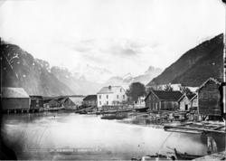 "Kopi av kort"..fra venstre: Brygge som senere ble Ullvarefa