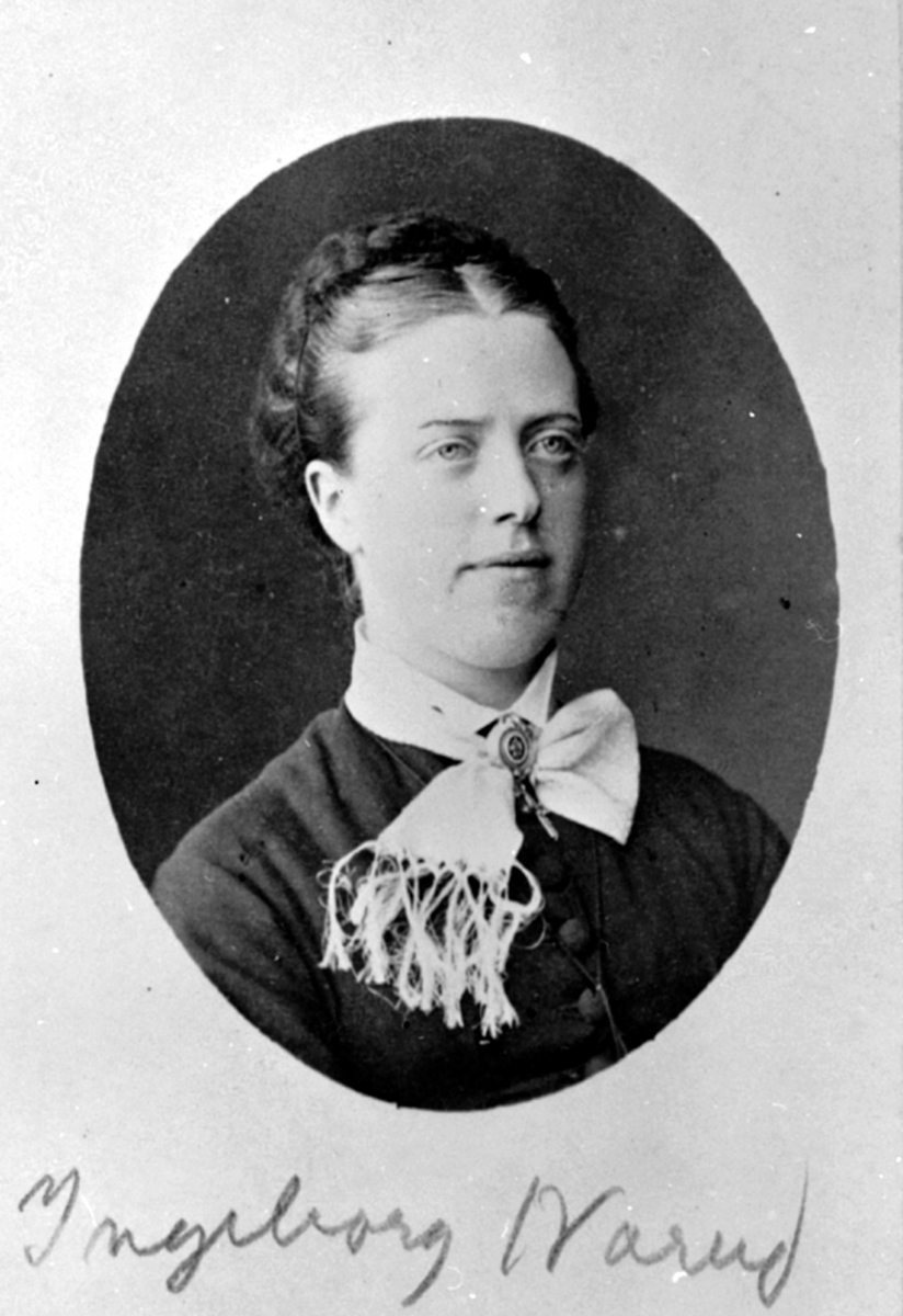 Portrett av Ingeborg Narud, Øverkvern, Furnes, født på Deglum lille.