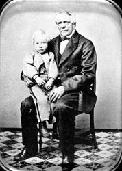 Erik Olsen Engen (1.3.1803-20.12.1893) med Nils Eriksen Enge