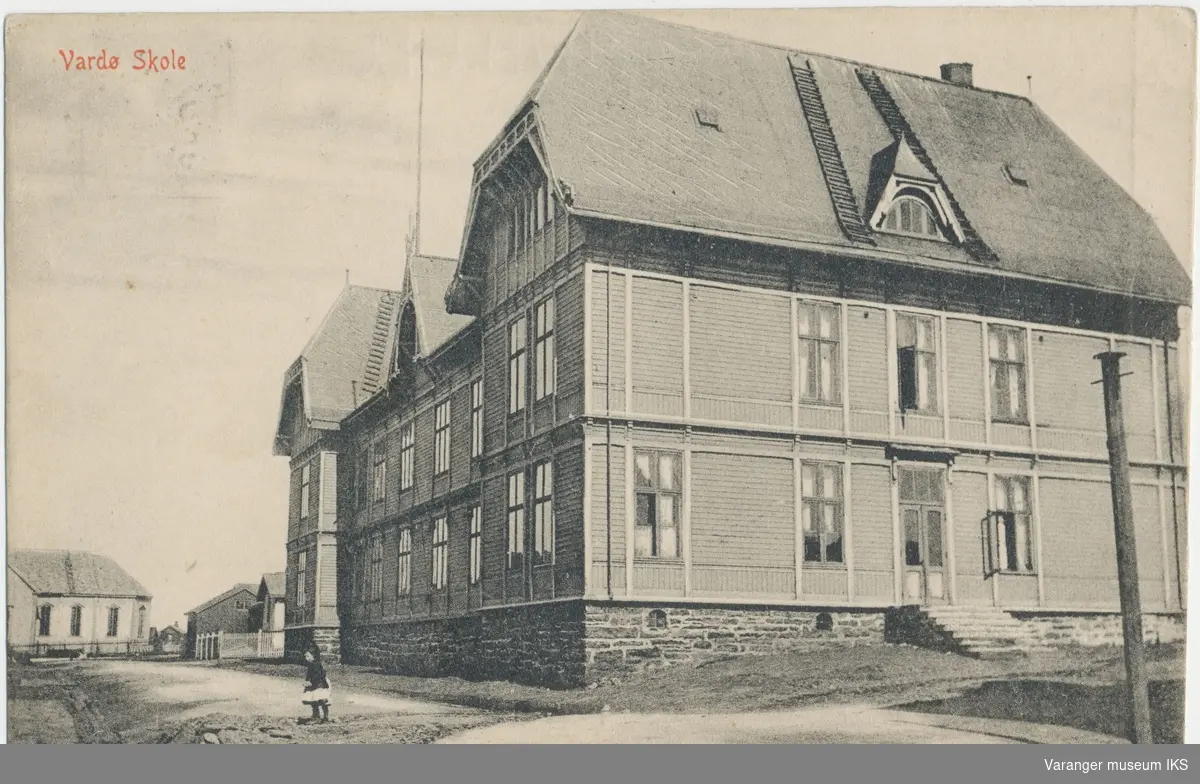 Postkort, Vardø gamle barneskole