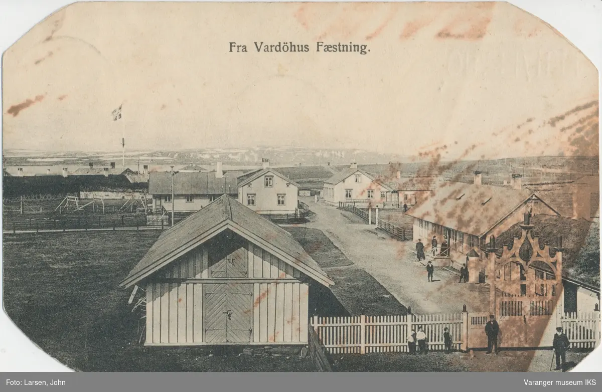 Postkort, Vardøhus Festning, ca. 1900