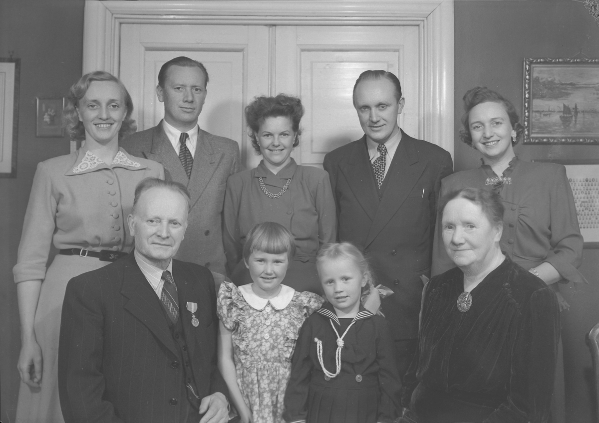 Hans Viksjø med familie