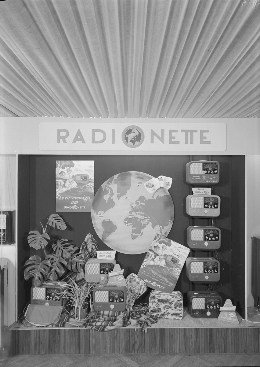 Radiomessen 1956 - Radionette sin stand på messen