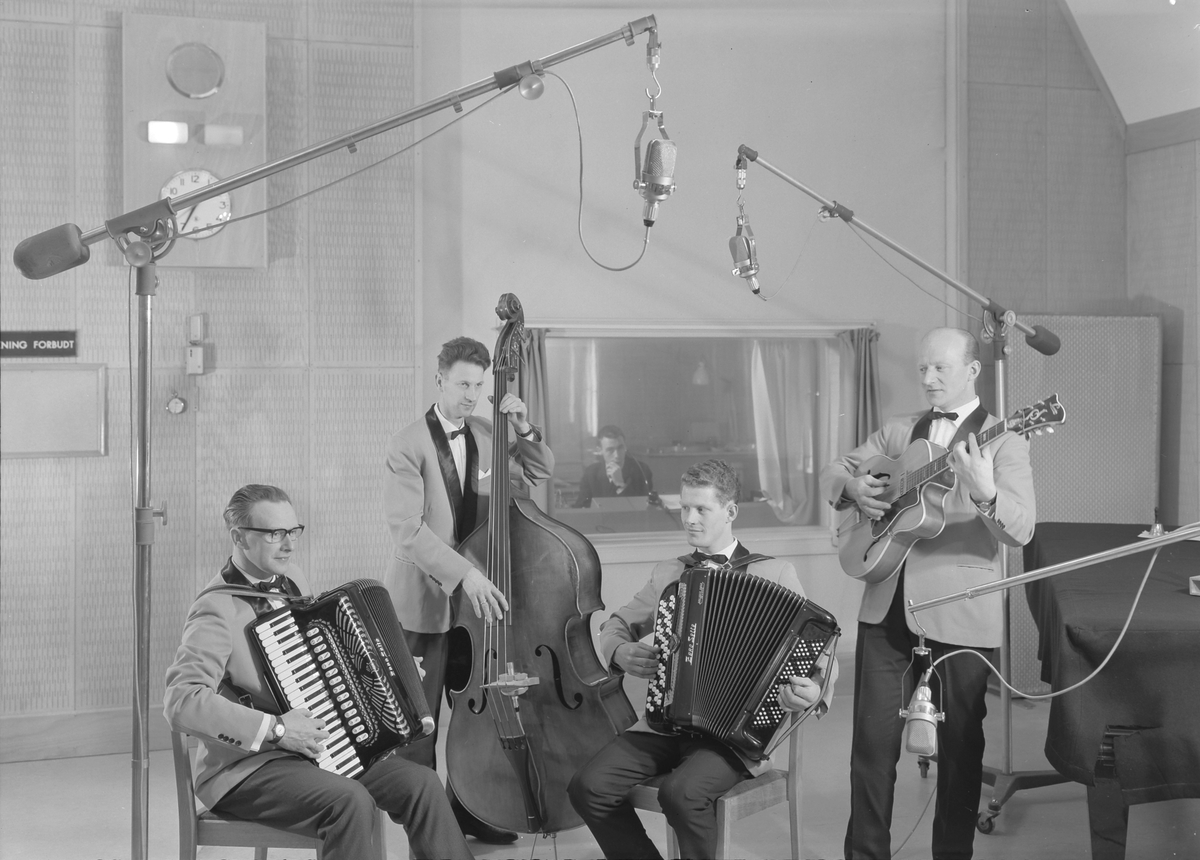Helge Grande, kvartett i NRK's studio