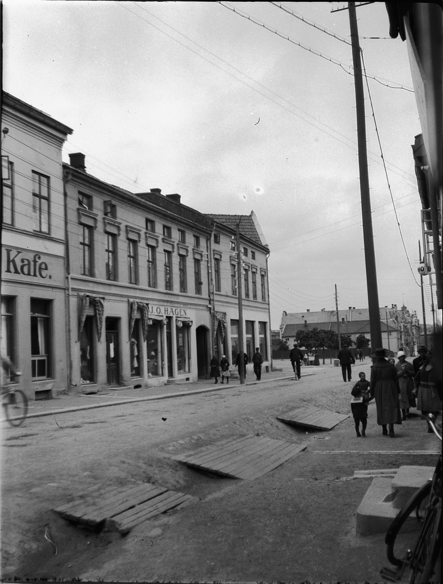 Torggata i Hamar, sett mot Østre Torg. 