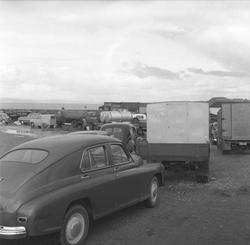 Trafikk ved Fosenfergas avgang på Skansen