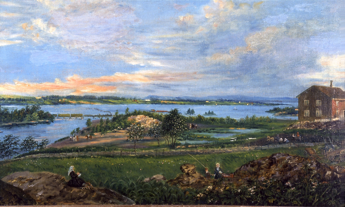Kunst. maleri av mathias stoltenberg. (født 1799, død 1871) maleri ... Maleri på 5 lerret