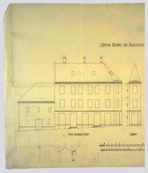 Vaaningshus & Lagerbygning for Hr. Kjøbmand Brusdal [Arbeids