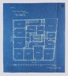 Herr Johs. Paulsen. Aalesund. Forretningsgaard. Plan af 2den