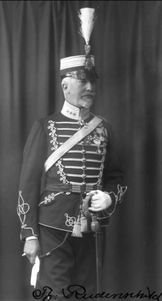 Porträtt av överste greve Carl Thorsten Gotthard Rudenschöld
