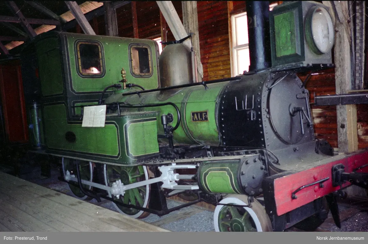 Jernbanemuseet - damplokomotivet "ALF"