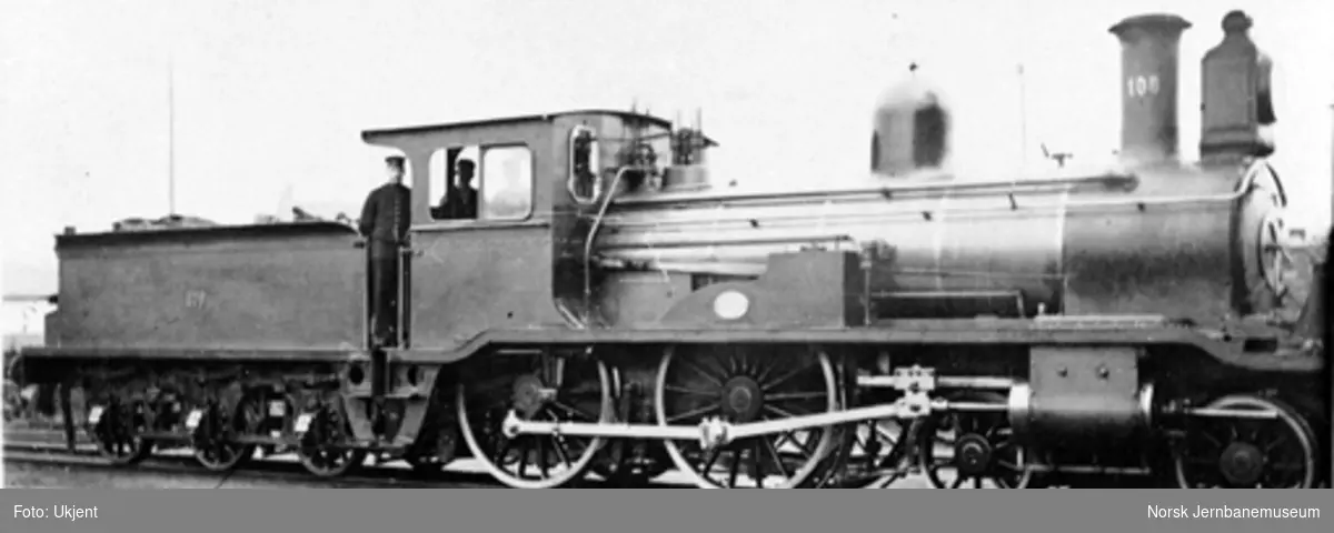 Damplokomotiv type 16a nr. 108