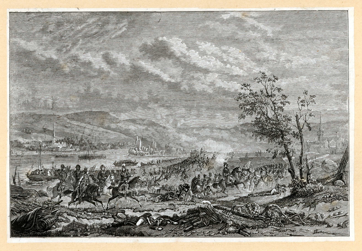 Slagscene. Antagelig Tyskland, 1796.