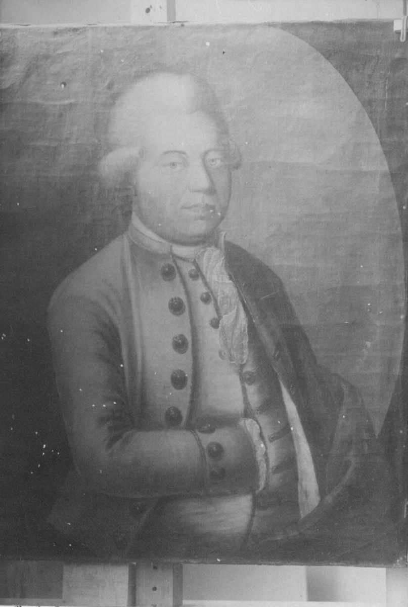 Portrett, Borch, Ole Christian. 1751-1818. Etatsråd.  Maler: ant. Aadnes.
Den kulturhistoriske Udstilling i Kristiania 1901.