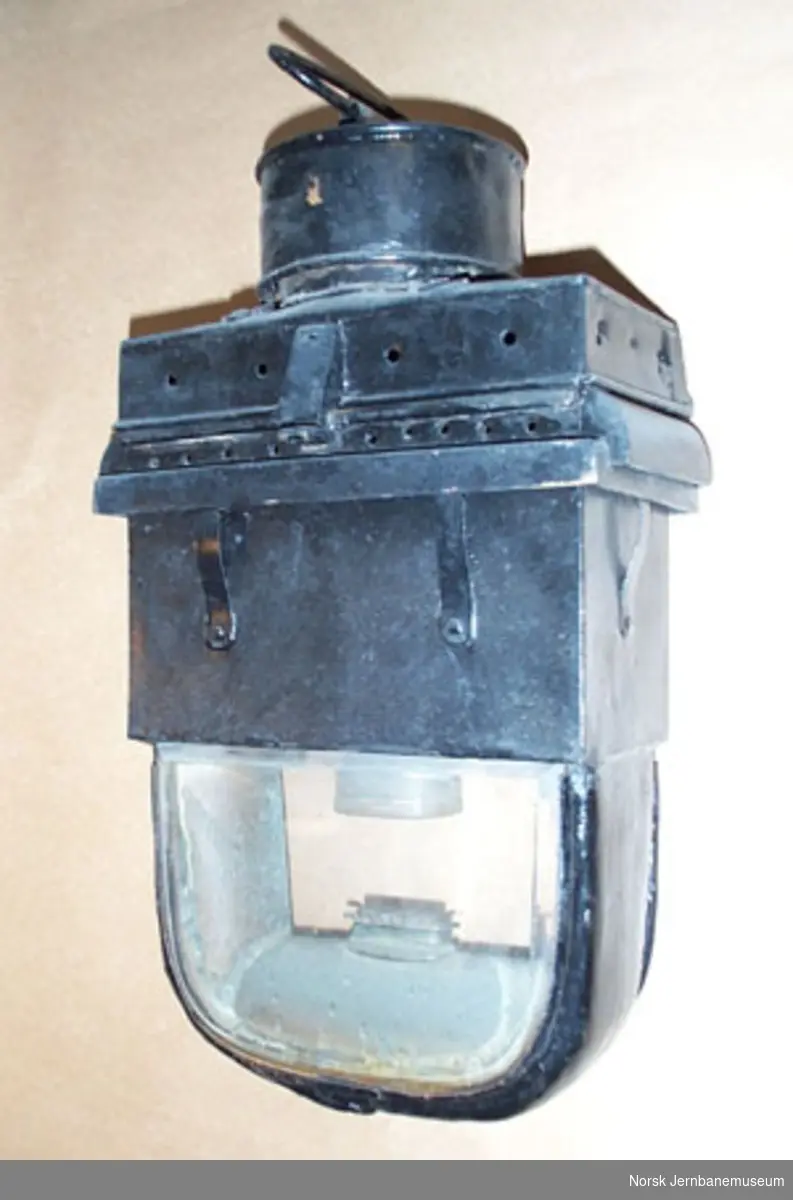 Kupélampe : fetoljelampe, rektangulær type - for personvogn