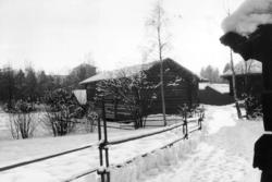 Numedalstunet på Norsk folkemuseum, februar 1946.