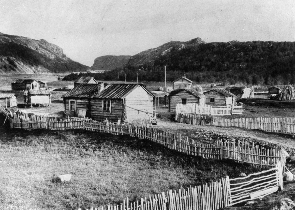 Skoltesamenes boplass i Boris Gleb, Russland, ca. 1900.