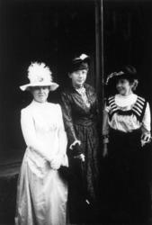 Ansatte ved Norsk Folkemuseum, 11.09.1983. Utkledd i histori