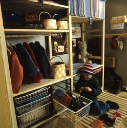 Rekkehus, god utnyttelse av liten gang.  Illustrasjonsbilde 