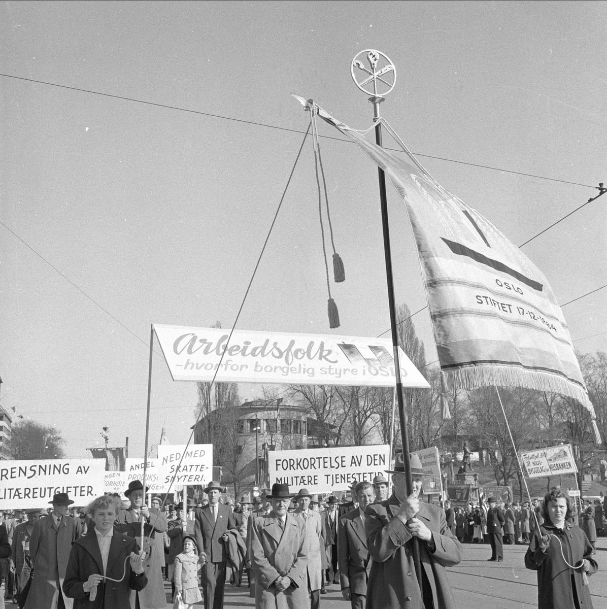 1. mai feiring, Oslo 1956. 